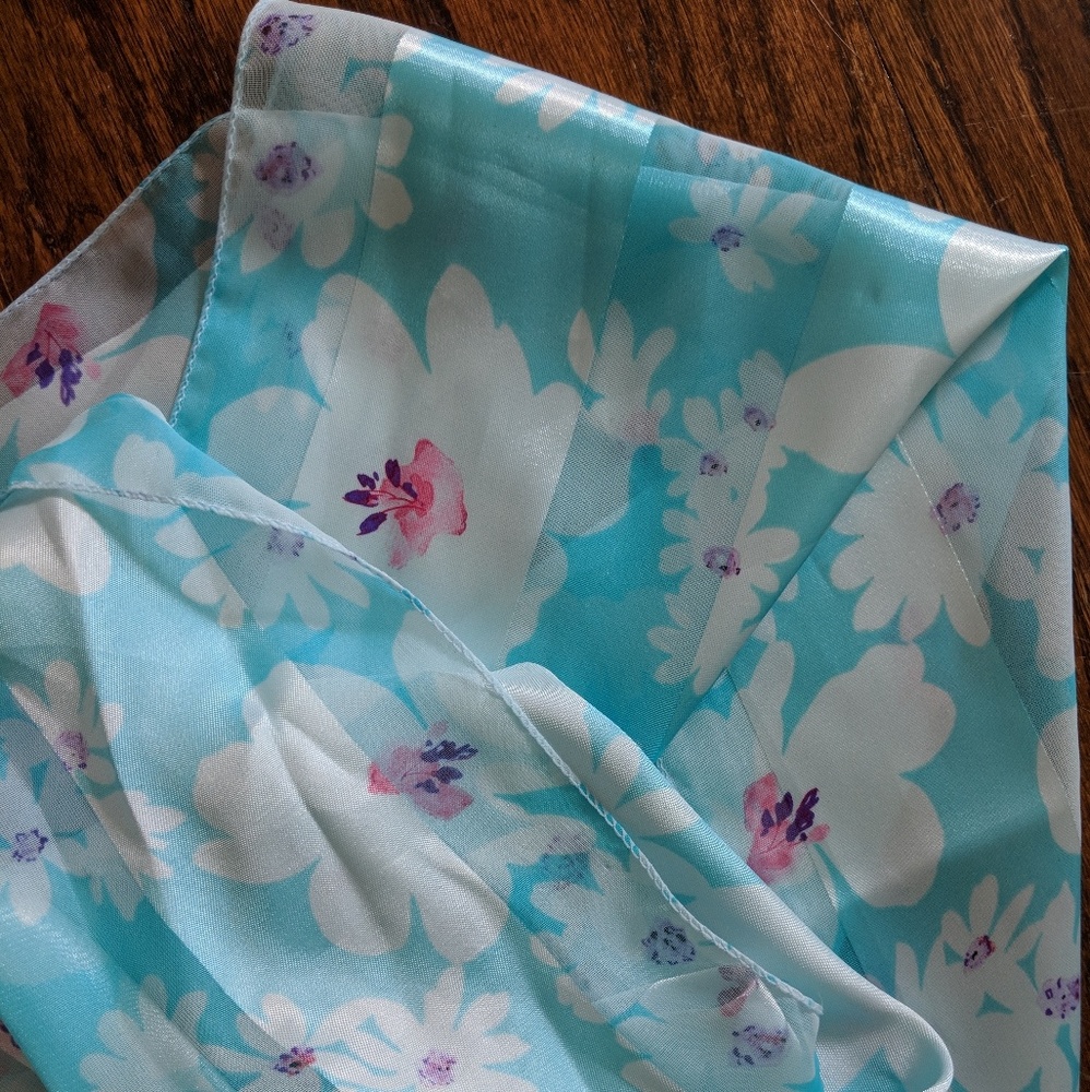 Watercolor Flower Scarf